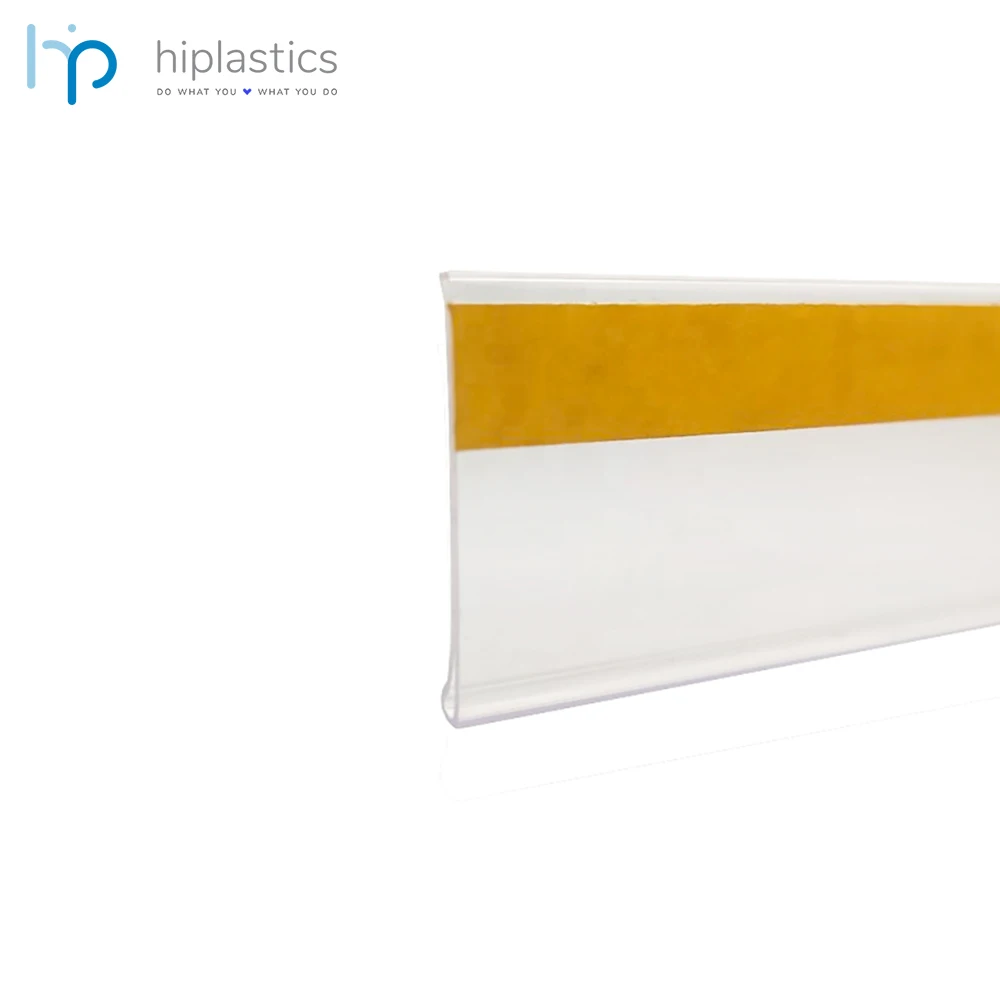 Hiplastics DBR26 прозрачная пластиковая лента, держатель самоклеящихся магнитных этикеток для складских стеллажей
