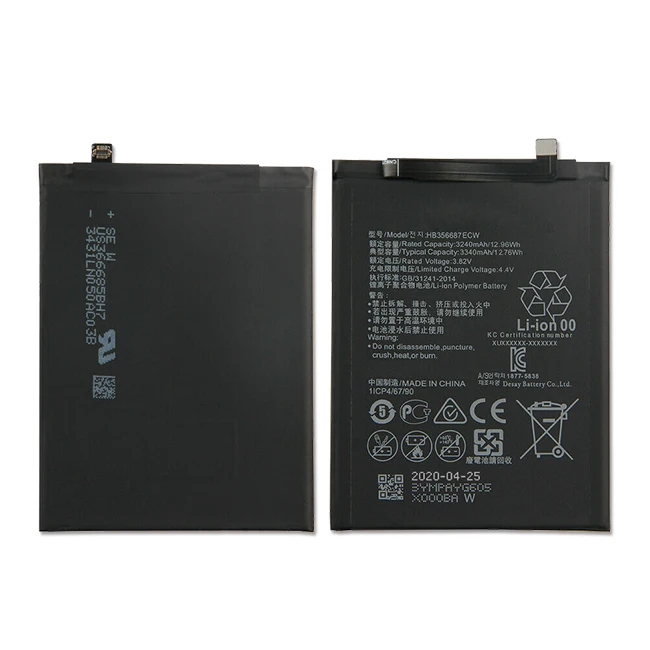 Перезаряжаемая батарея 3340mAh HB356687ECW Nova 2 Plus 3i для батареи