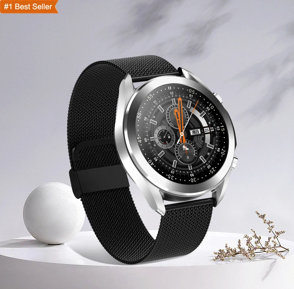 Jumon Wholesale 2022 New Smart Watch DW95 With Calls Voice Assistant Body Temperature Leather Strap Mens Smartwatch