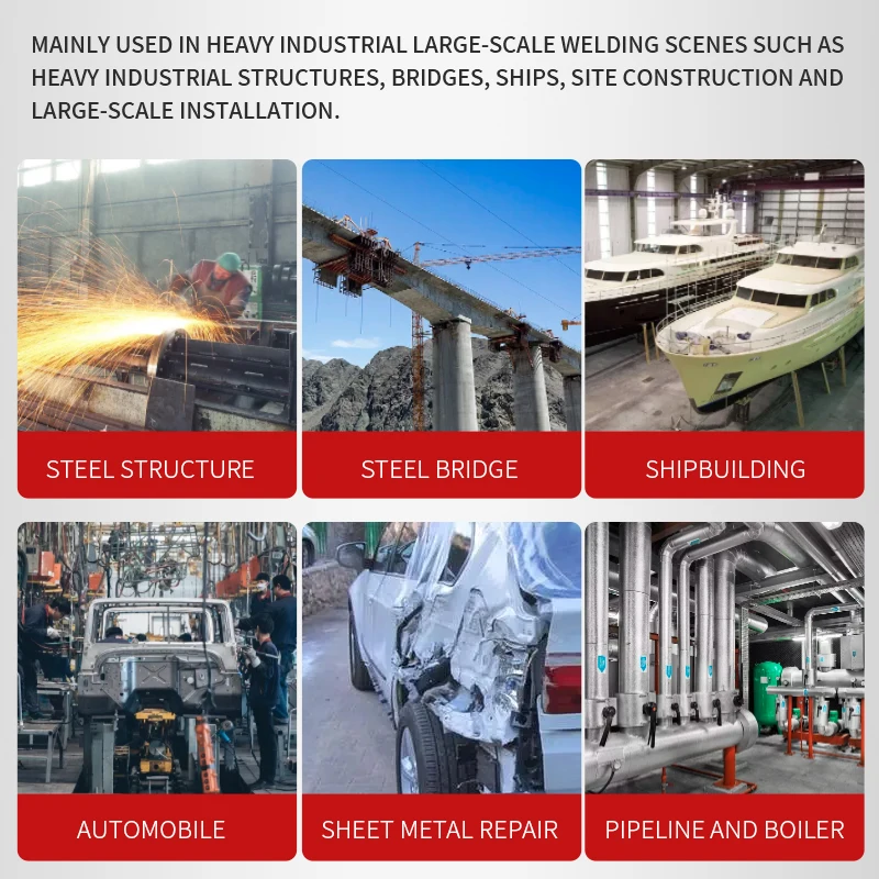 Hot Sale IGBT Dual Module Dual Call Copper Reactance Core Control line Suitable Heavy Duty Mig Welding Machine NBC-500ZT