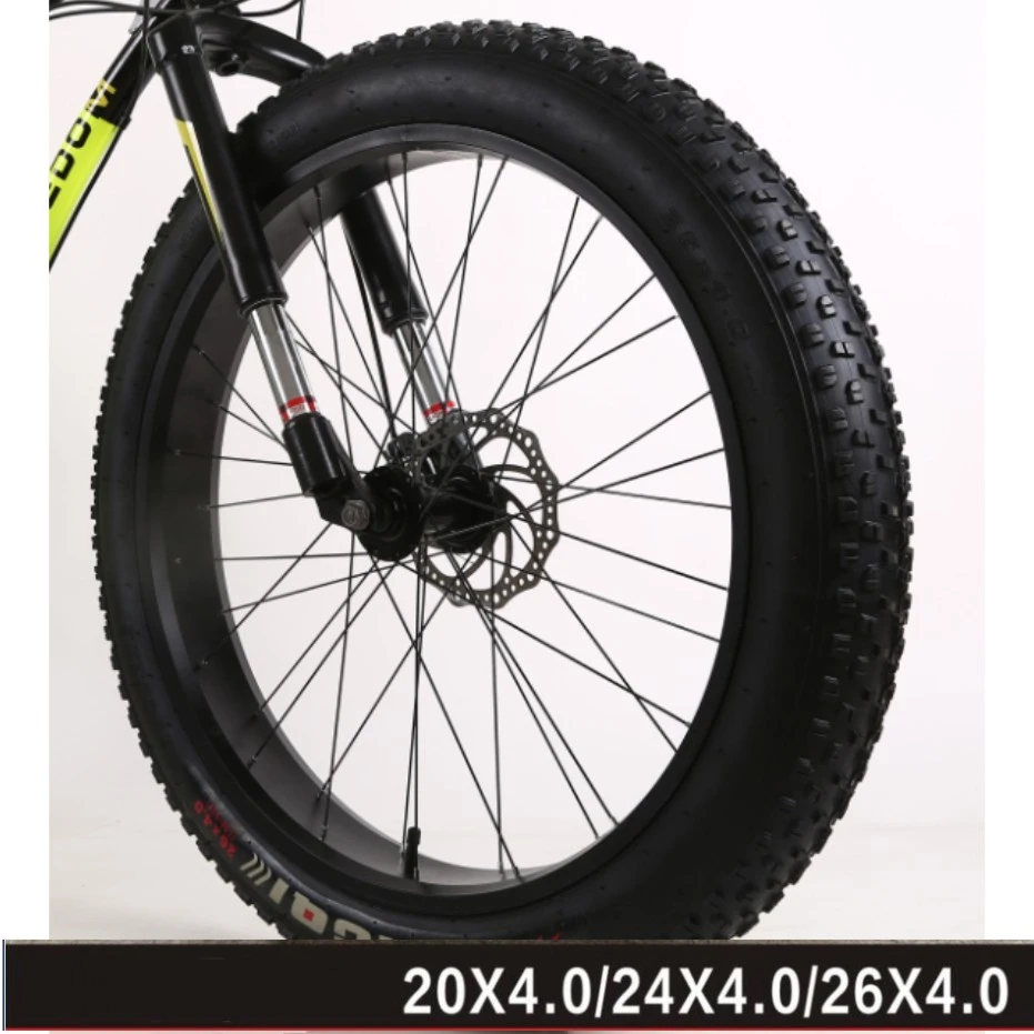 Колеса для велосипеда на толстых покрышках 20/24/26*4 0 36H MTB сноубайк пляжный велосипед комплект колес велосипедная шина дисковый тормоз толстые диски велосипедные