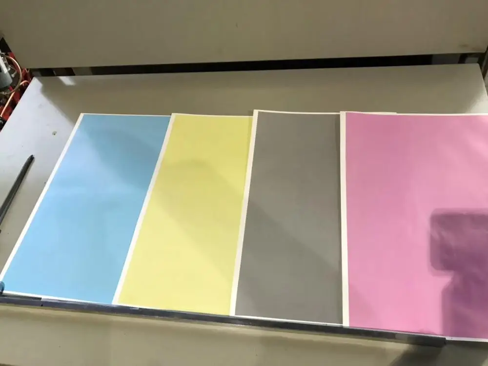 cardboard used 4 color offset printing machine