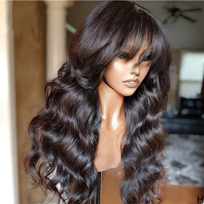Wholesale Cheap 1B Natural Black Color Deep Wave Virgin European Human Hair Invisible Hairline Cuticle Aligned Lace Front Wig