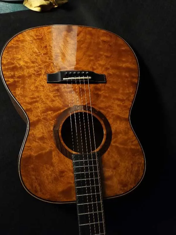 JD-810 Geake Custom Brand high end all solid  acoustic guitar