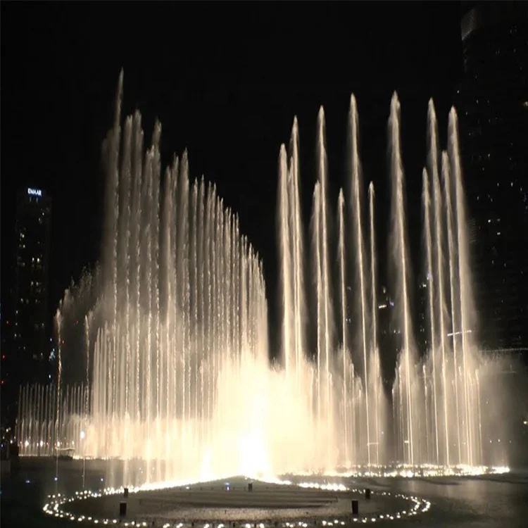 Outdoor decorative music control dancing fountain water show