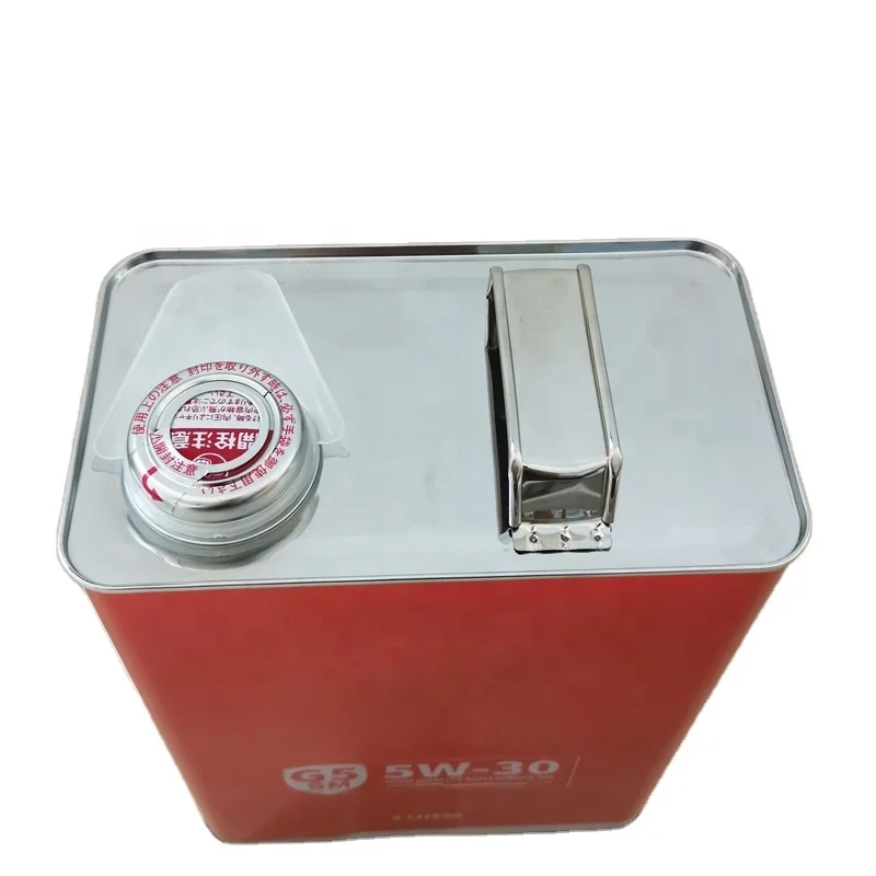 Таможня напечатала 4 литр F тип металла может продолговатые моторного масла жестяные банки с Японией Металл Squeeze кепки