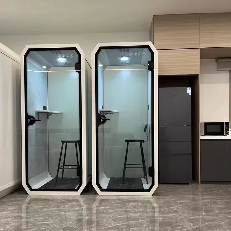 Customized Acoustical Indoor Office Pods Work Pods Office Meeting Pods Phone Booth For Office School