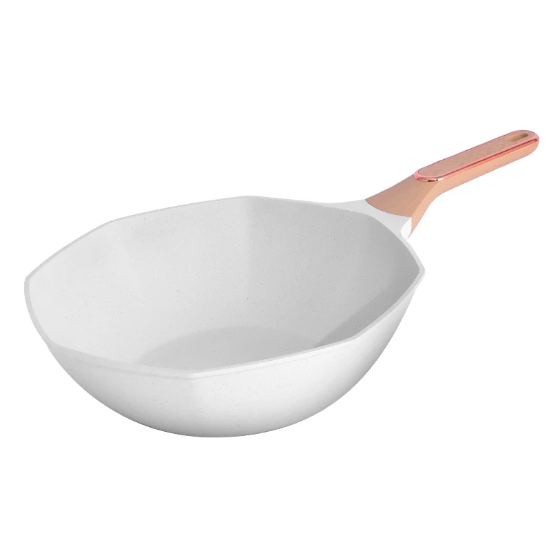 Chinese factory wholesale 30cm eco-friendly coating non-stick wok pan