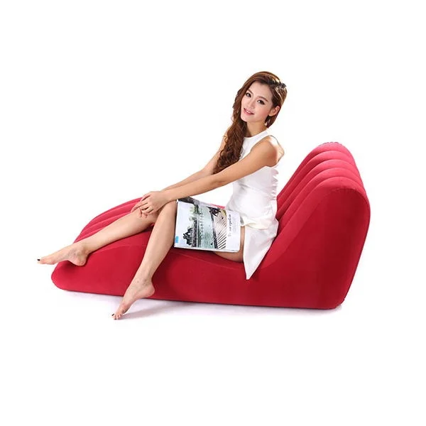 Customized fashion foldable heavy duty inflatable chair furniture with high quality inflatable sofa