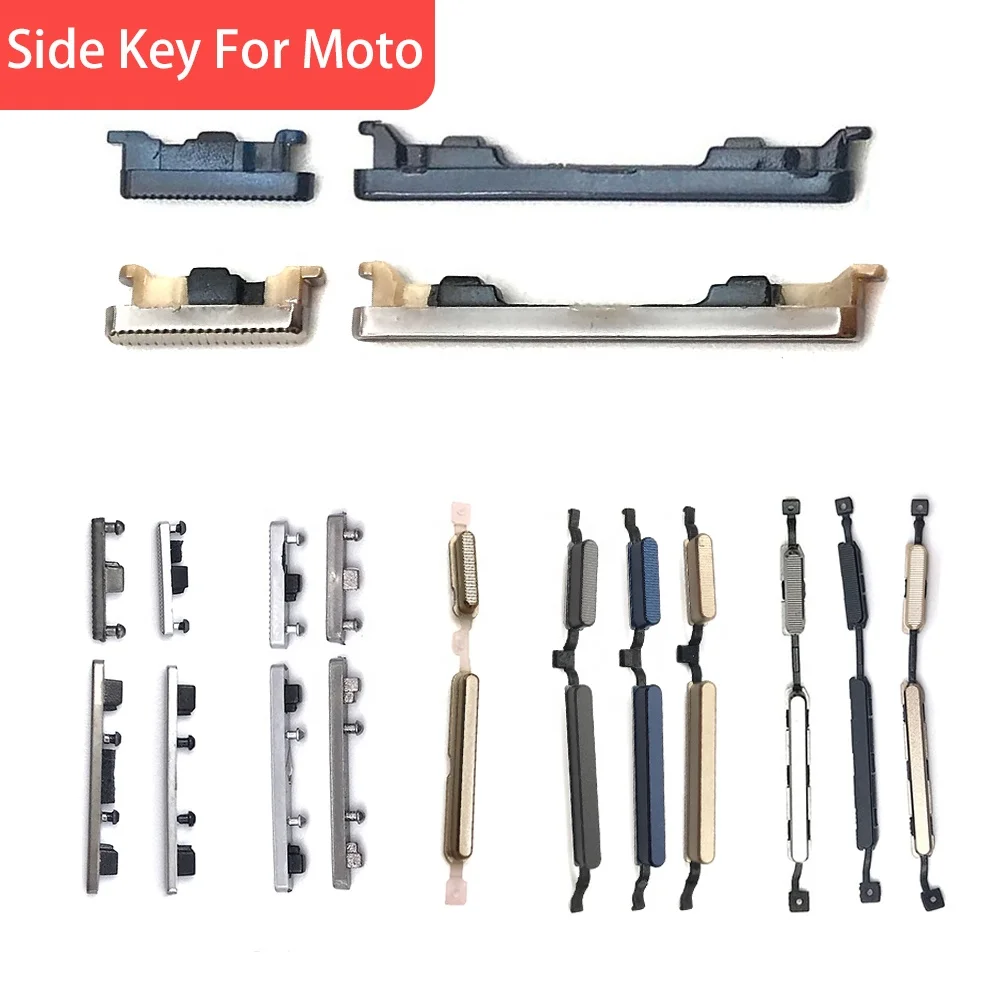 
Mobile Phone Power Volume Side Button Key For Moto G6 Play /G4 /G5 /G5S/G6 Plus/G7 Play/G7 Power Phone Accessories 