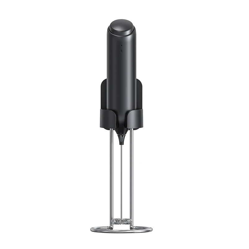 Mini Milk Frother for Coffee Rechargeable With USB Base