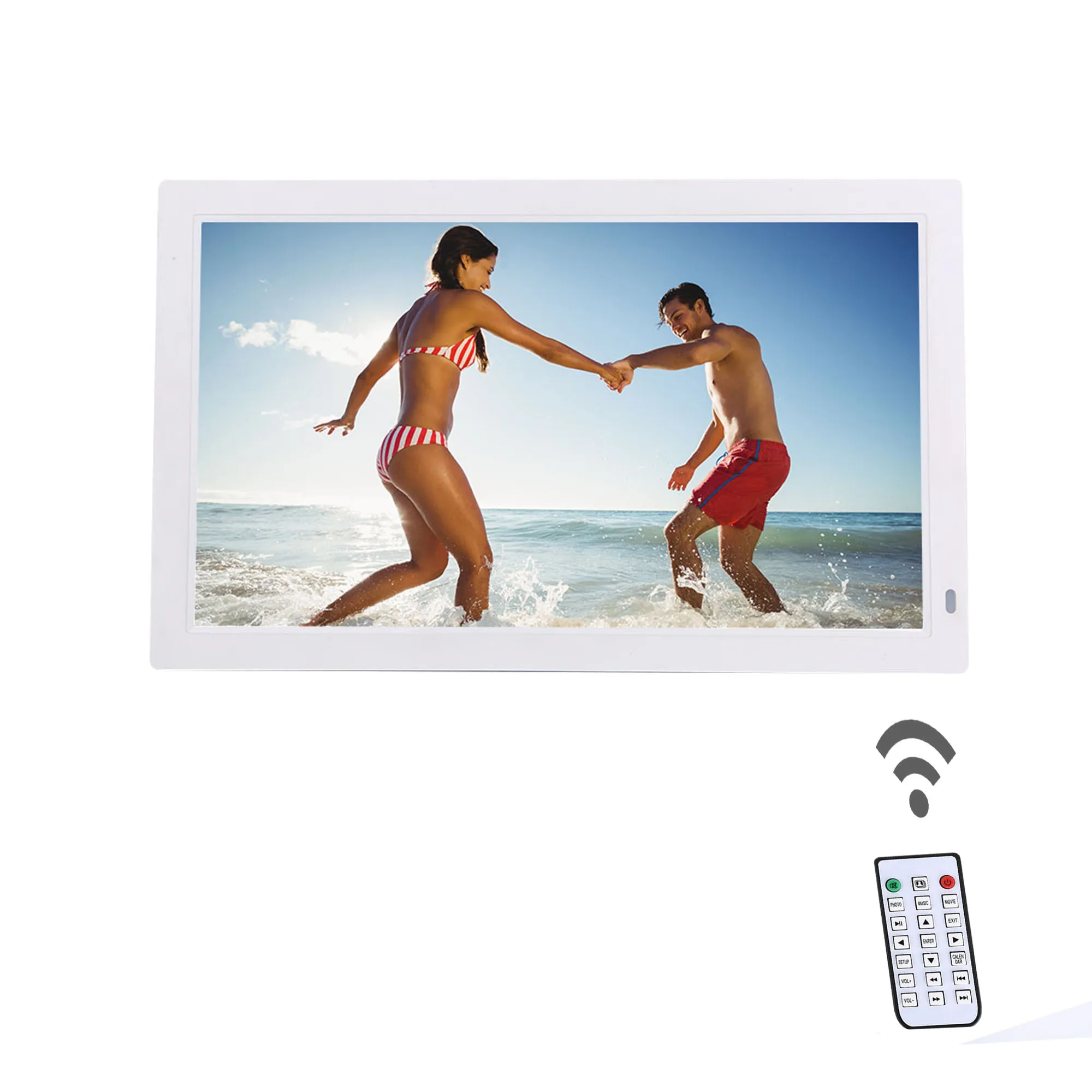 Wall mount Big screen display video advertising loop playback auto playing content 22 inch
