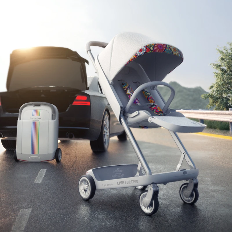2022 Model Luxury Double Stroller for Siblings Twin Wagon Infant and Toddler