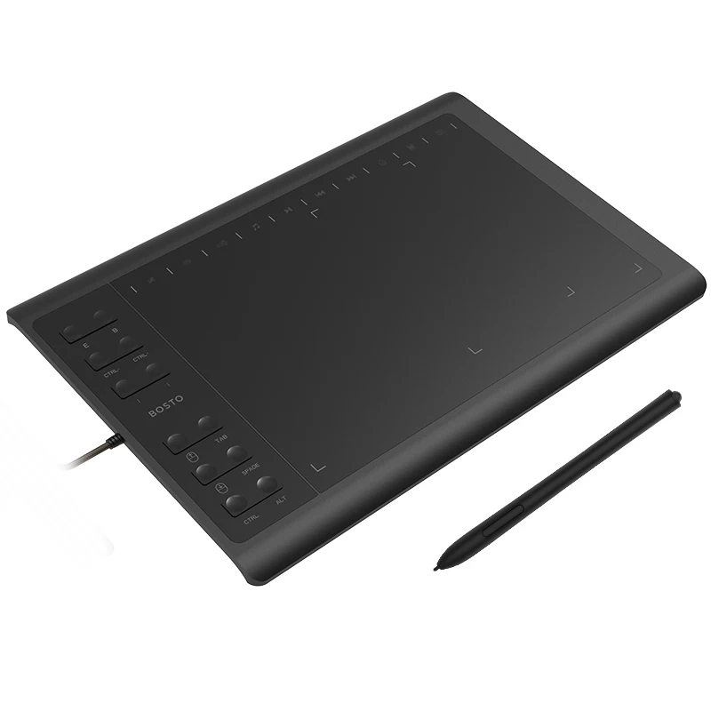 Custom 10 Inch Animation 8192 Level Kids Express Keys Wireless Battery Free Stylus Pen Pad Graphics Drawing Tablet