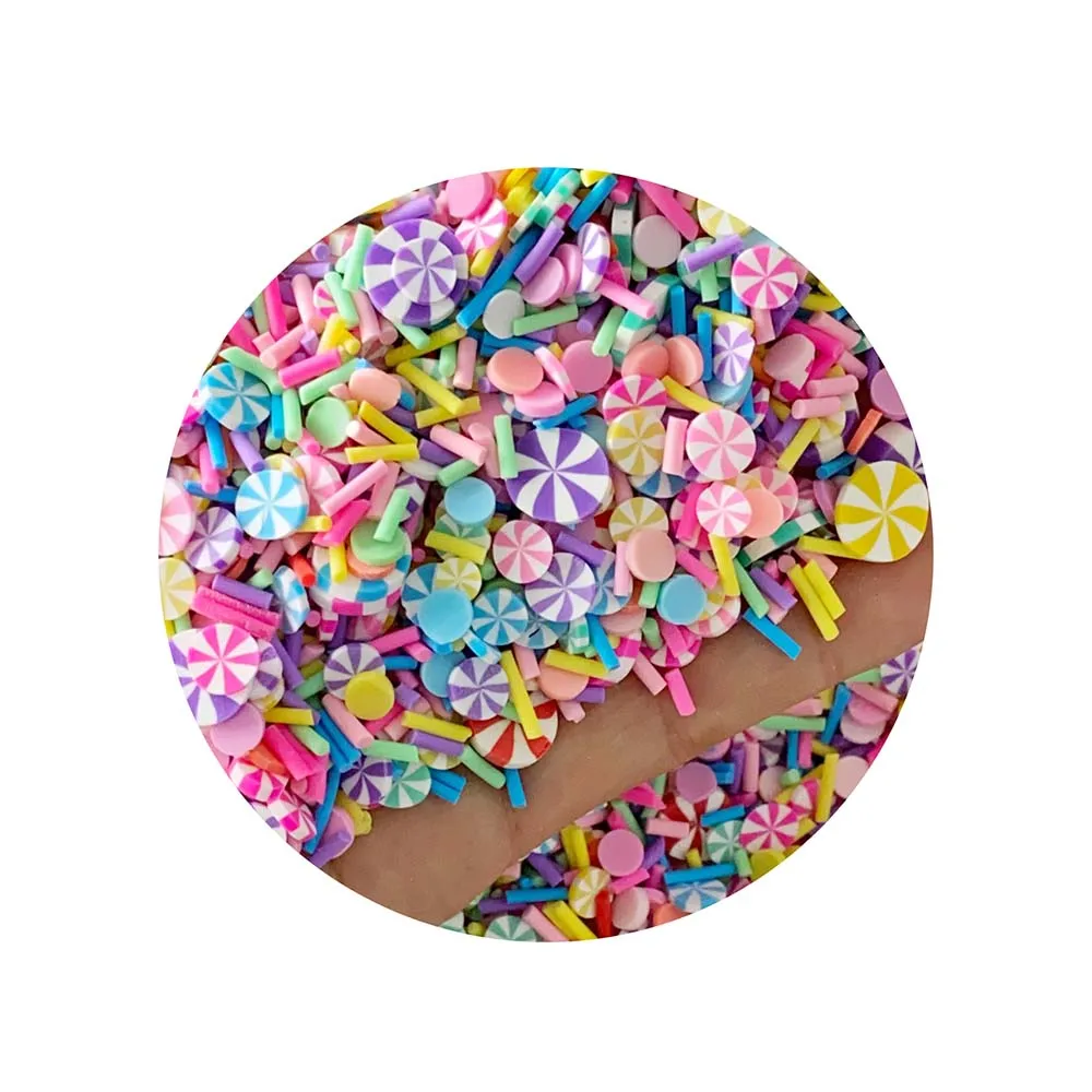 Sweet Candy Sprinkles Art Craft Kits for Kids Cute Soft Polymer Bead Mud Toy Clay Material Valentine Day Gift