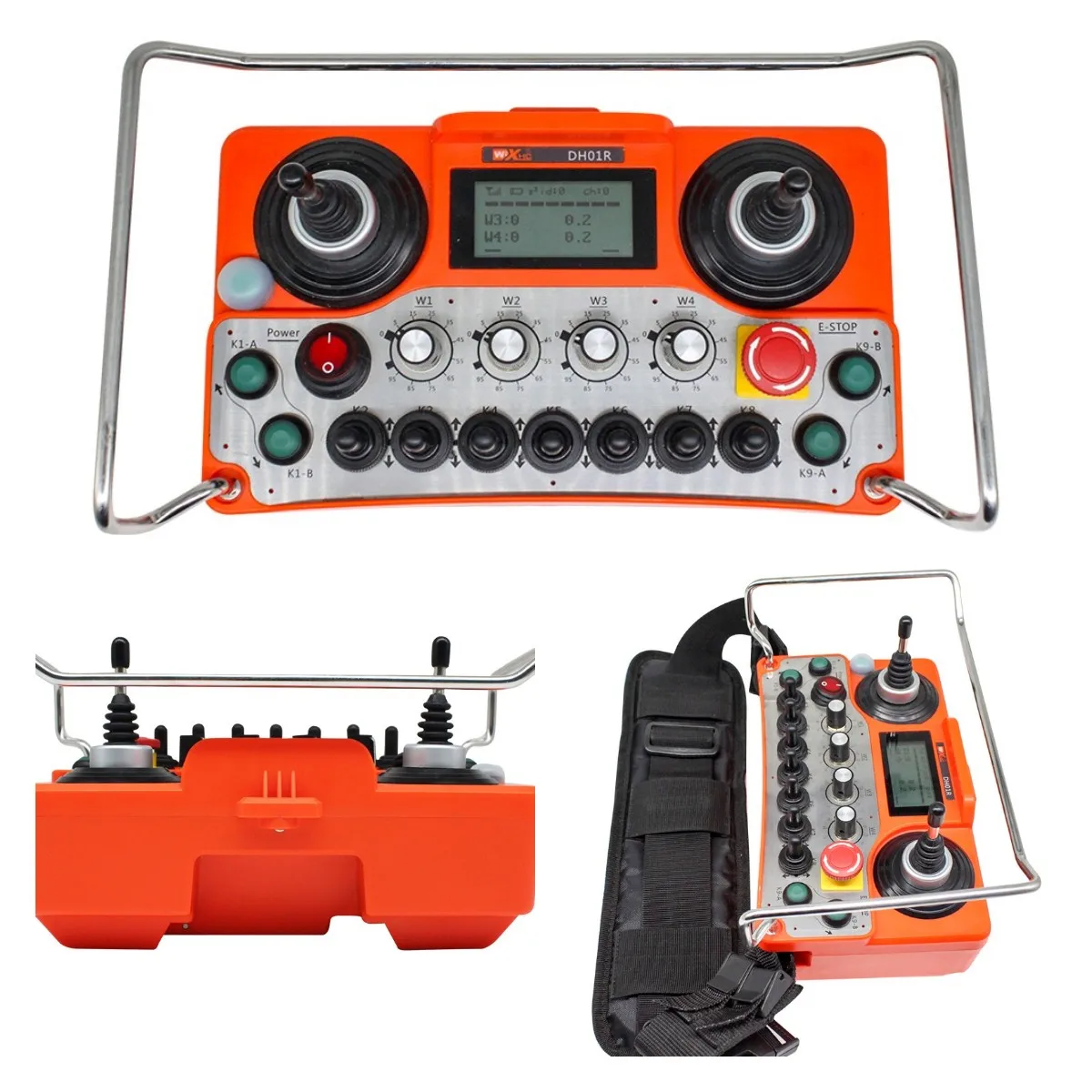 welding cross, roller frame and trolley excavator wireless remote control