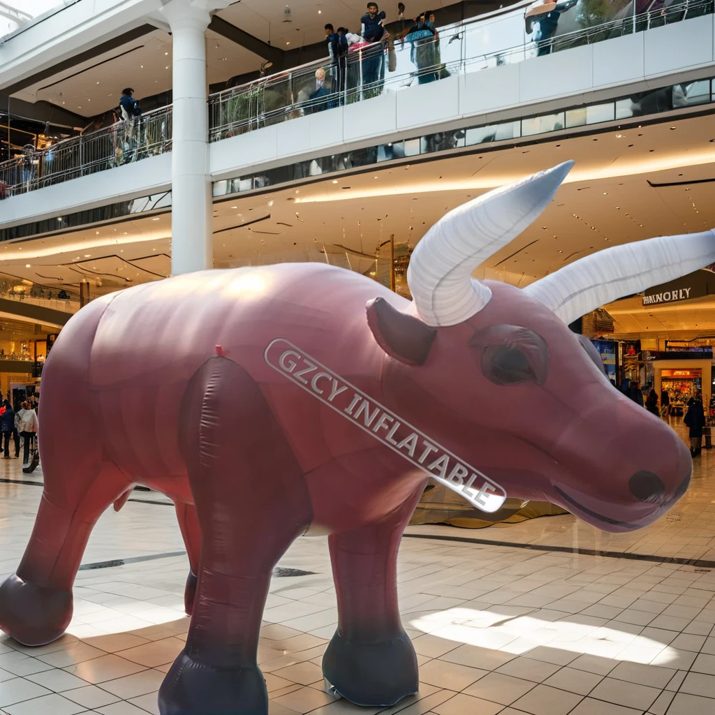 Inflatable Walking Cow Cartoon Mascot Bullfighting Festival Inflatable Bull Costumes bullfighting Events Decoration