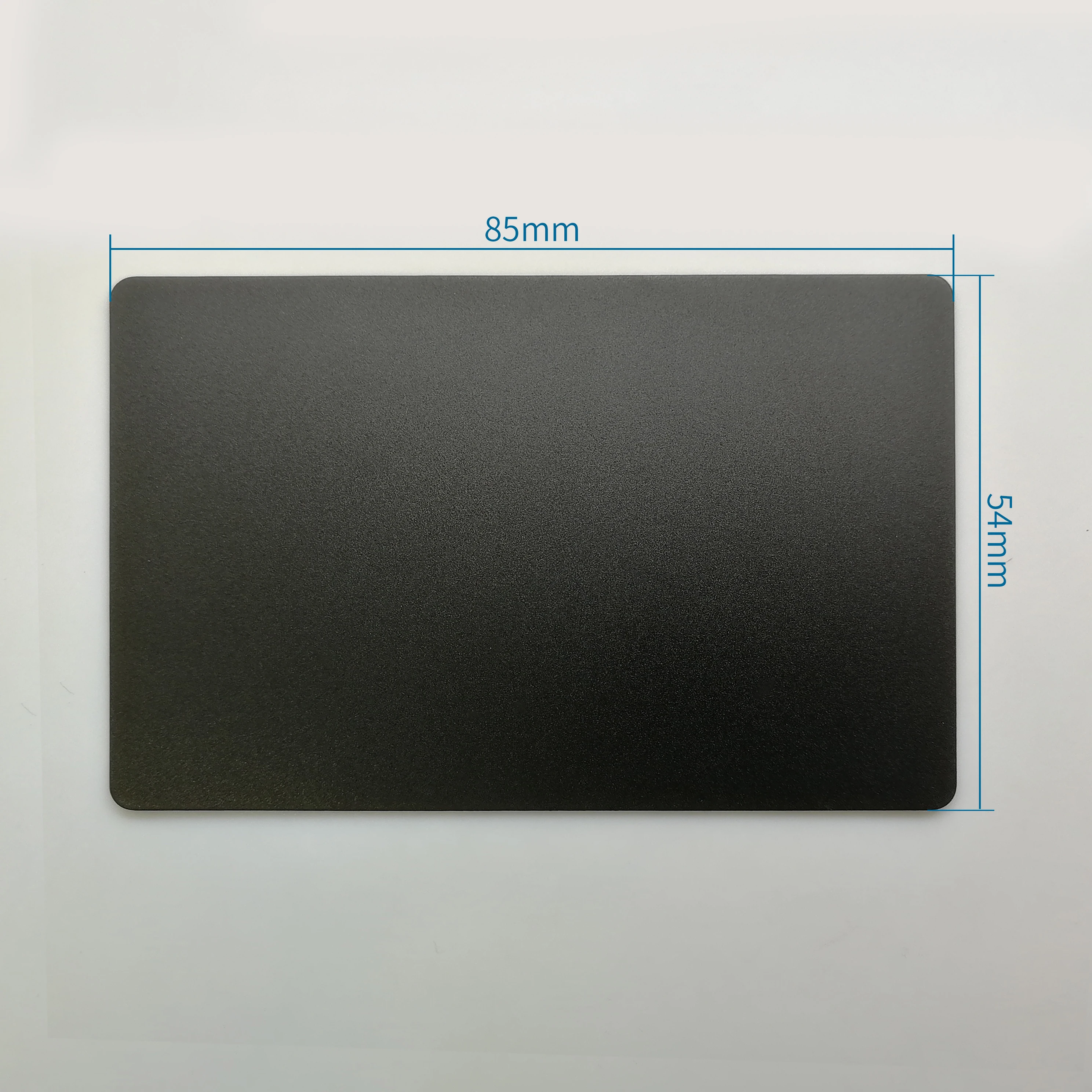 
Black blank matte or glossy aluminum metal business card anodized sandblasting cards for DIY design 