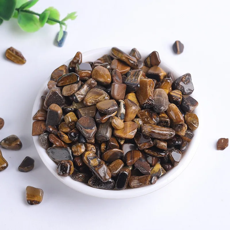 Polished Tumbled Gemstone Chips Pebbles Crystal Chips Bulk for Jewelry Making Healing Plants Succulents Aquariums Decoration