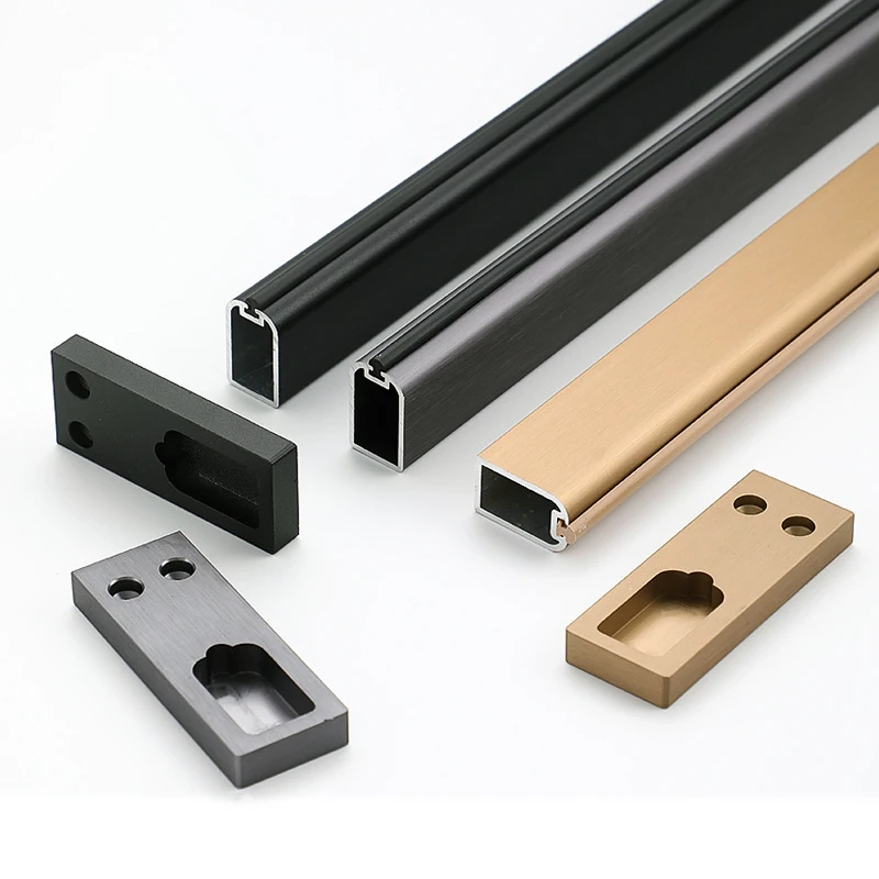 75*20*10mm Aluminum Wardrobe Tube Support Bracket Closet Rail Bracket