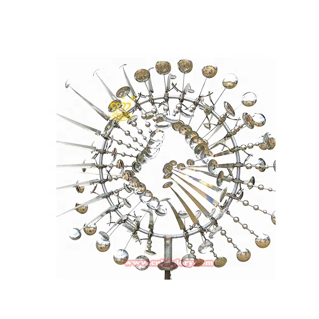 Outdoor Landscape Design public Decoration Stainless Steel Wind Kinetic Sculpture