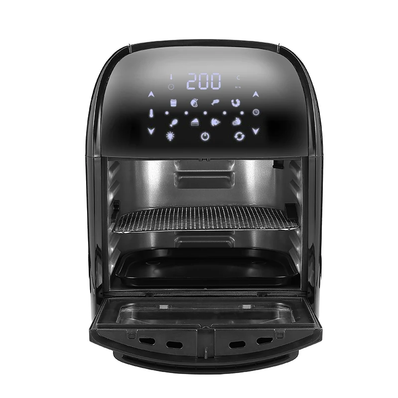CE ETL Wholesale 12L Digital Large visual air fryer oven Kitchen Home Toaster Oven Electric Oil-free Hot Air Fryer