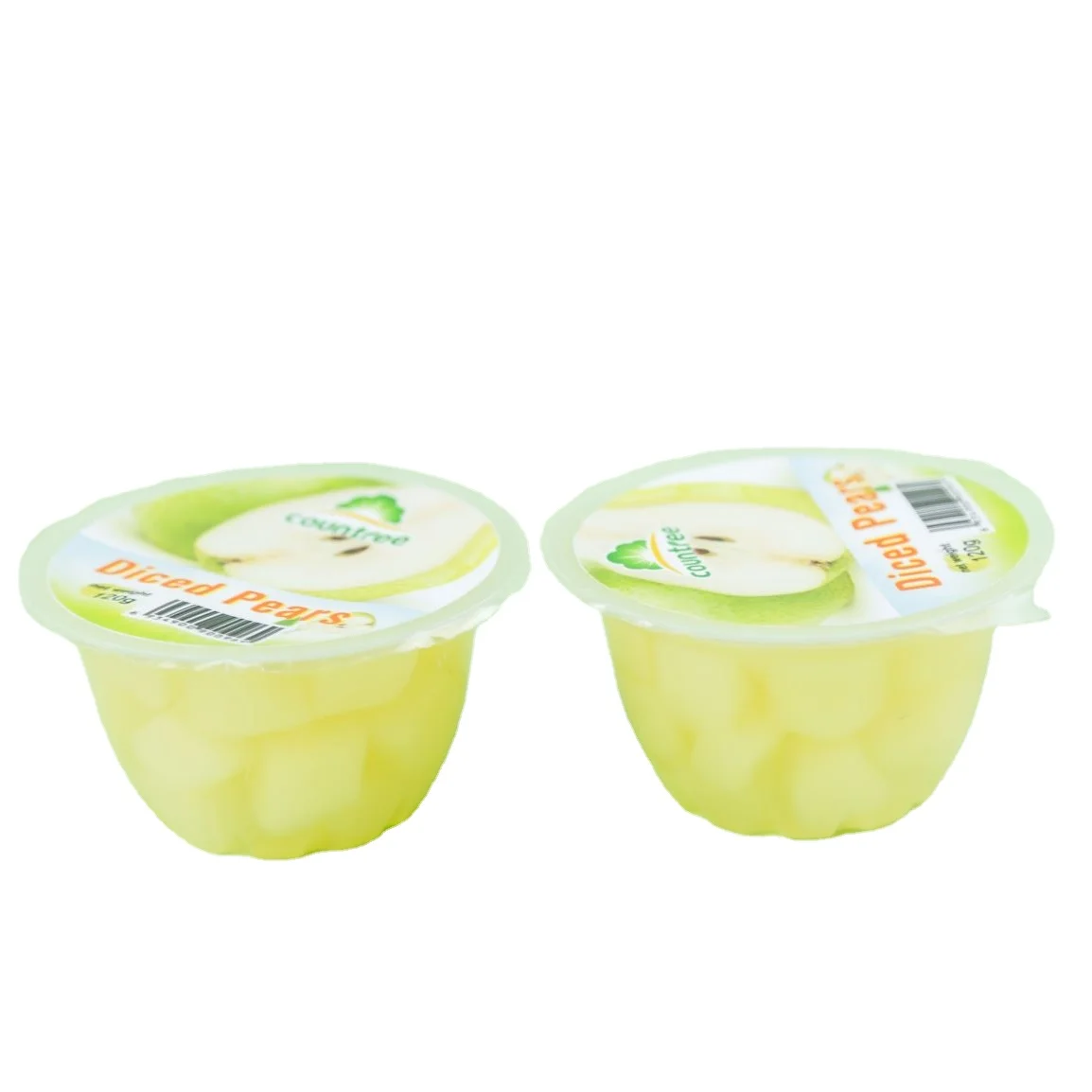 Custom New Product fruit cups canned fruit pear cup in syrup supplier from China