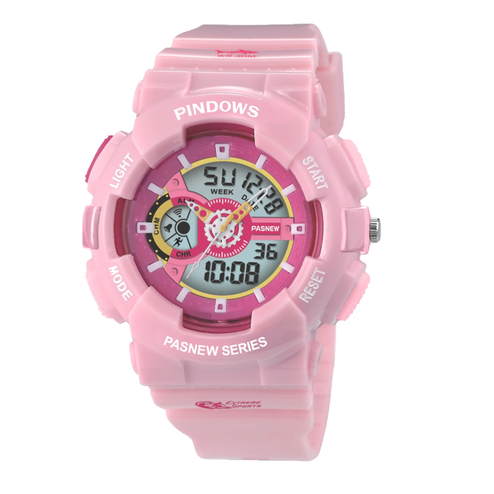2021 Pindows Sport Brand Electronic Watch Digital Men dama mujer Wristwatches White G Style Shock Waterproof Swim Male Watch