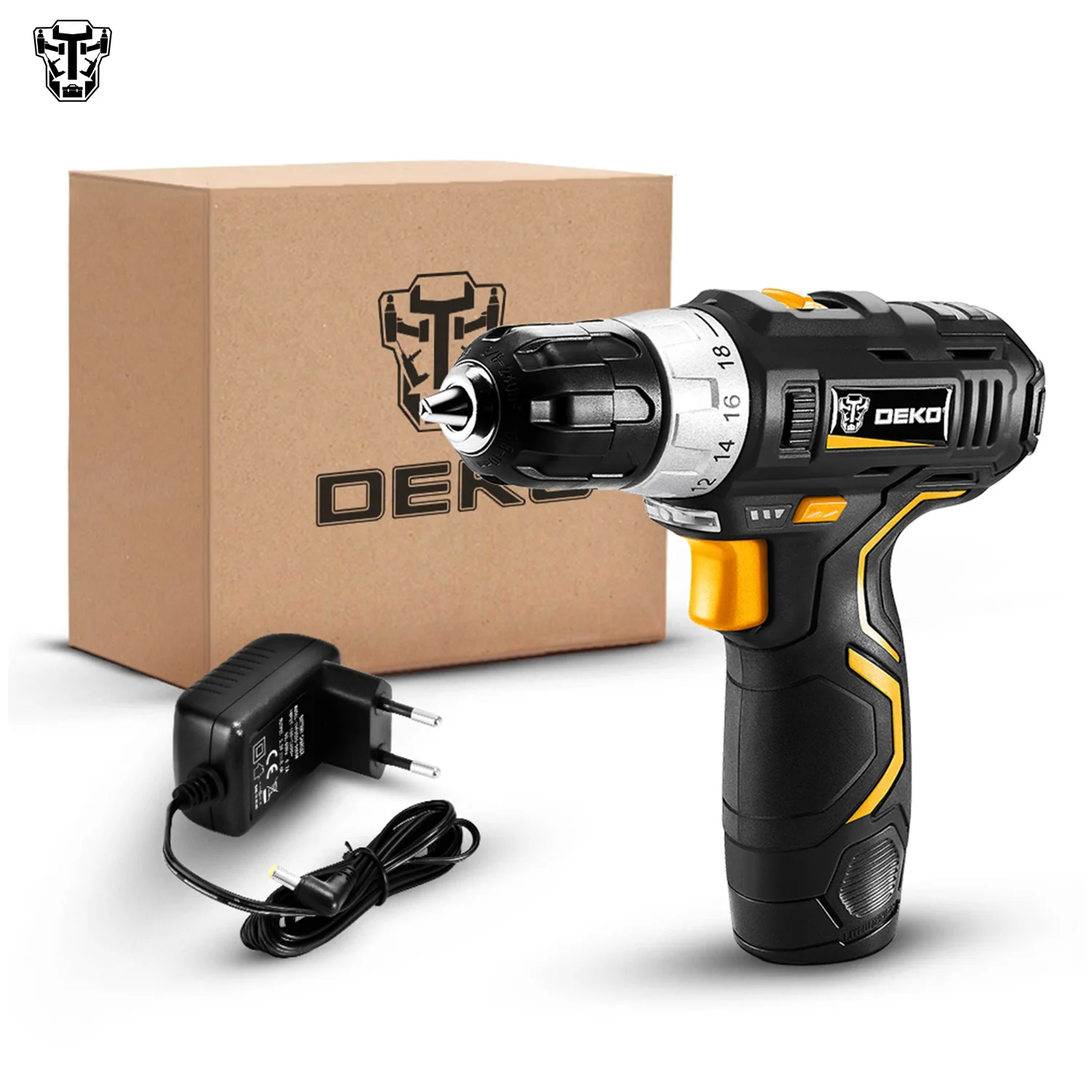  DEKO GCD12DU3 12V макс Электрическая отвертка аккумуляторная дрель электрическая мини беспроводной мощности Светодиодный драйвер постоянного тока литий-ионный аккумулятор 3/8-дюймовый 2-х