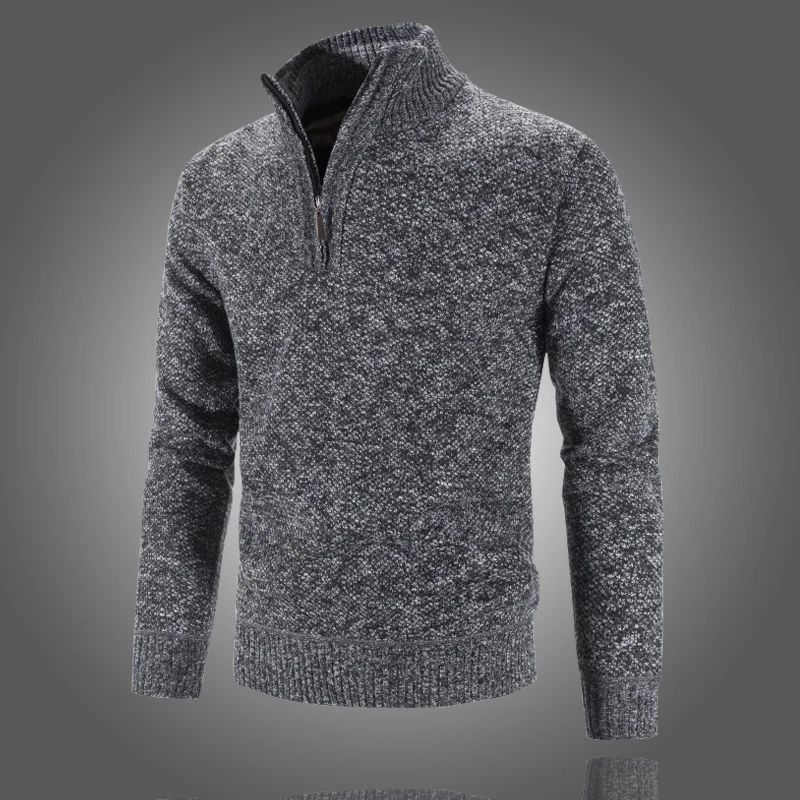 Best quality 100% cashmere yarn white pullover for winter long sleeve high neck knitted man sweater