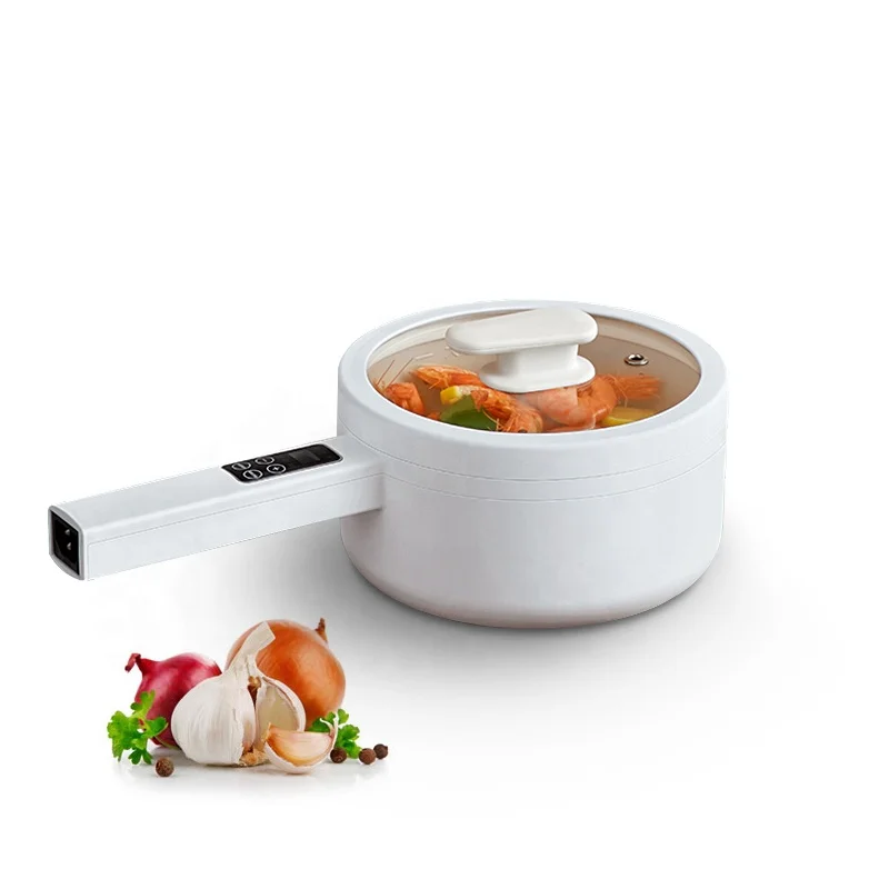 Personal Temperature Control Mini Hot Pot Cooker Electric Cooking Pot Restaurant with Muti-function