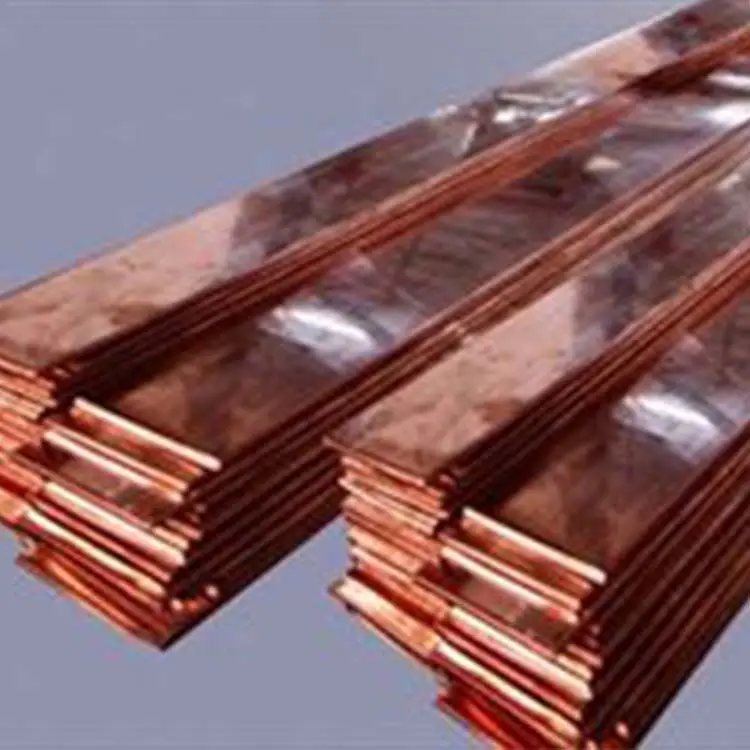 Best Seller 110 Zero Ground Copper Row Roll Copper Flat Bar For Lightning Protection