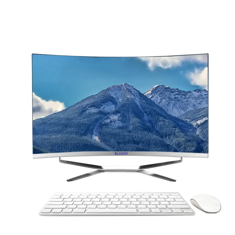 27 Inch Curved 8gb16gb32gb Ram 512G SSD Core I7 I5 I3 Processor all-in-one computers Desktop All In One Pc gamer