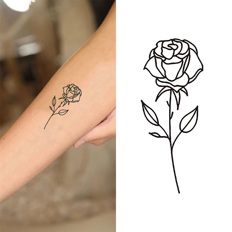 Пользовательские полупостоянные татуировки Tatuajes Falsos Temporales 100% растительного сока гардении съемные