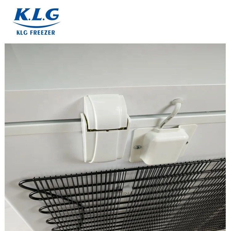 200L hard top open foam door single cabinet single room 12V freezer supermarket refrigerator with led light