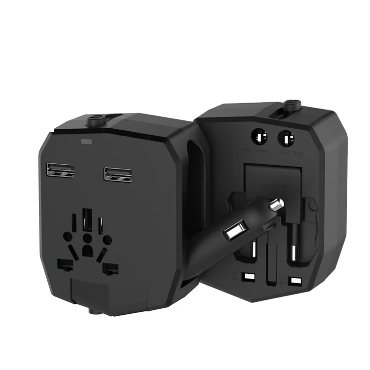 
Universal Travel Adapter Charger with USB Ports,Multi Plug Charger Adapter 