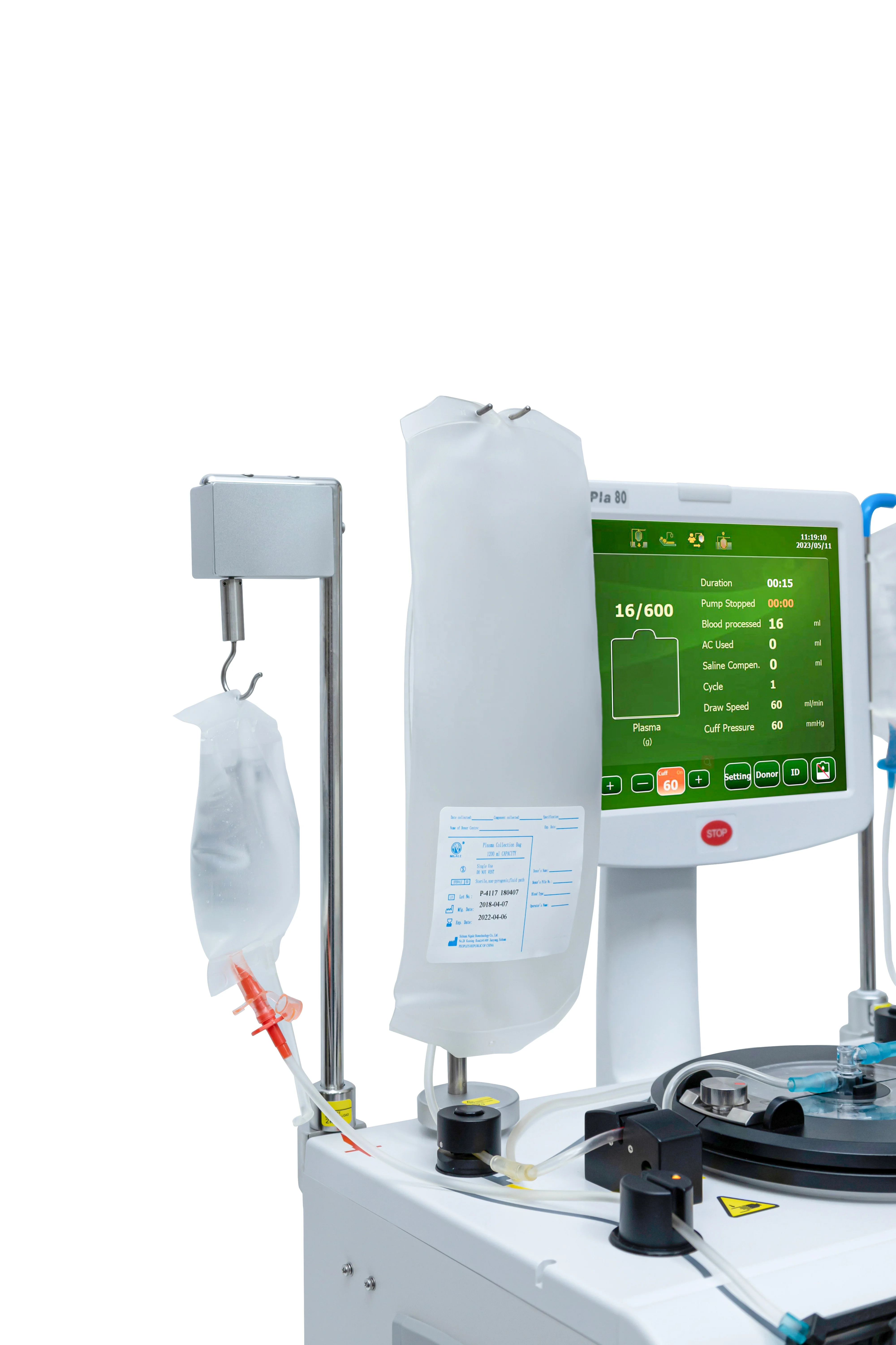 Plasma Separator DigiPla80 Apheresis Machine