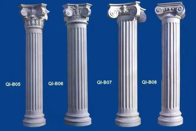 Square column cylindrical concrete mold Concrete column GRG/GRC  house decoration hollow column