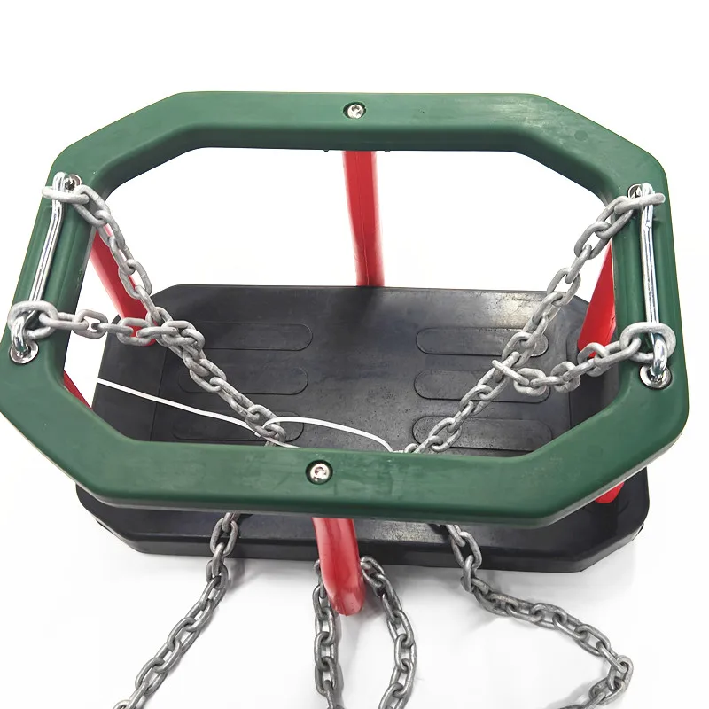 High Back full bucket toddler swing seat Green Kid Swing