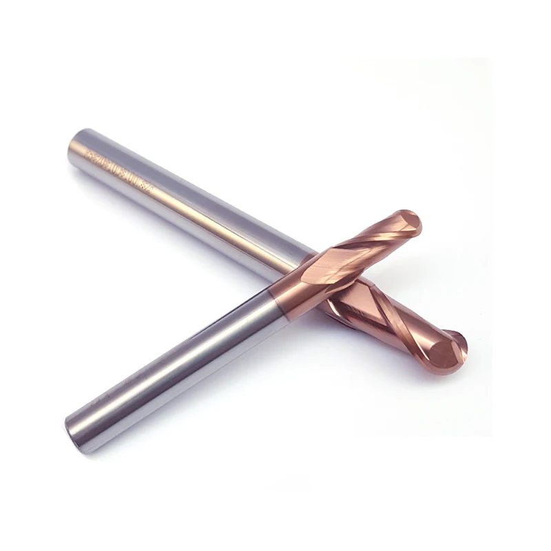 JR купить десять получить один бесплатно 2F Сферический носовая Концевая фреза HRC55 CNC карбидный Фрезерный резак