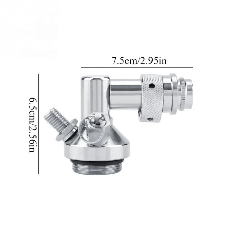New Stainless Steel Beer Spear Mini Keg Dispenser Quick Fitting Connector Home Brew Accessories