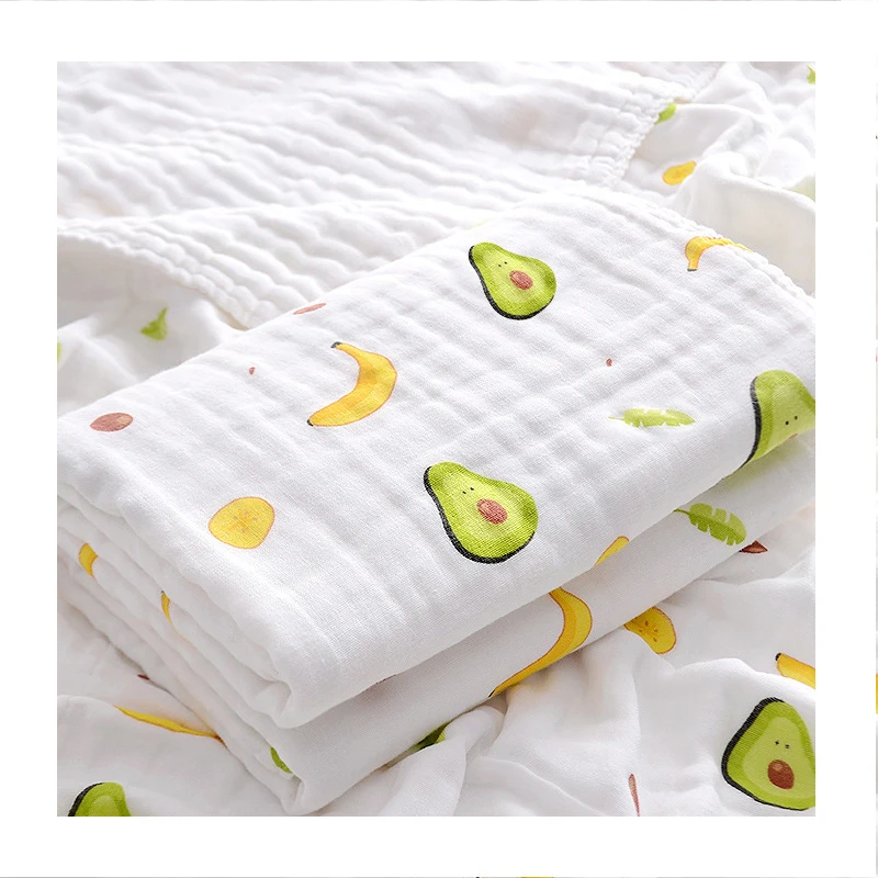 Супермягкое и дышащее детское банное полотенце из органического хлопка с принтом на заказ 100% бамбуковое муслиновое капюшоном