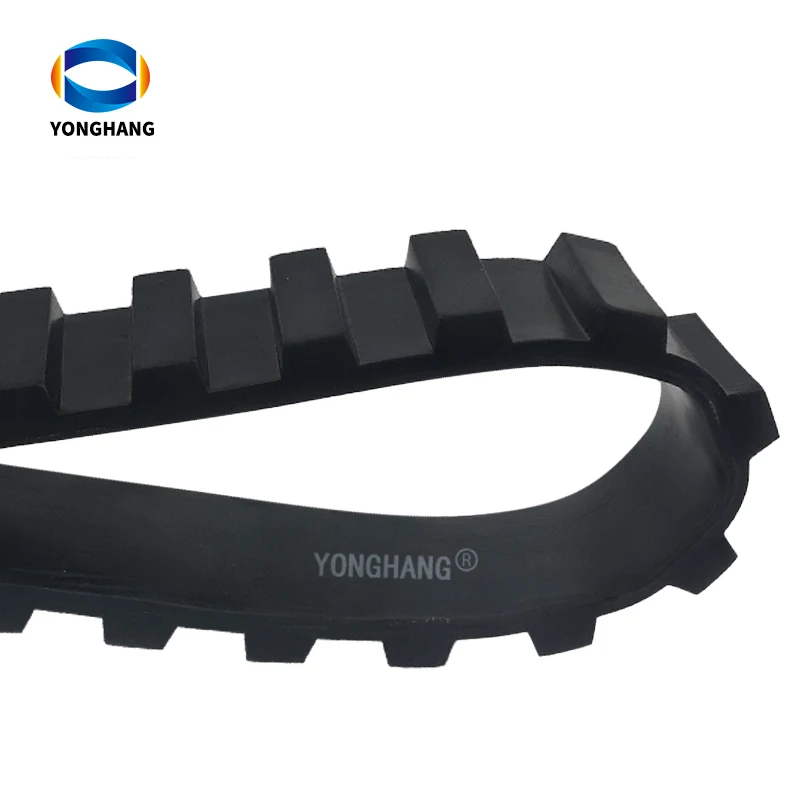 Yonghangbelt special customized heavy duty track rubber block chain for every conveyor drive sys-tem