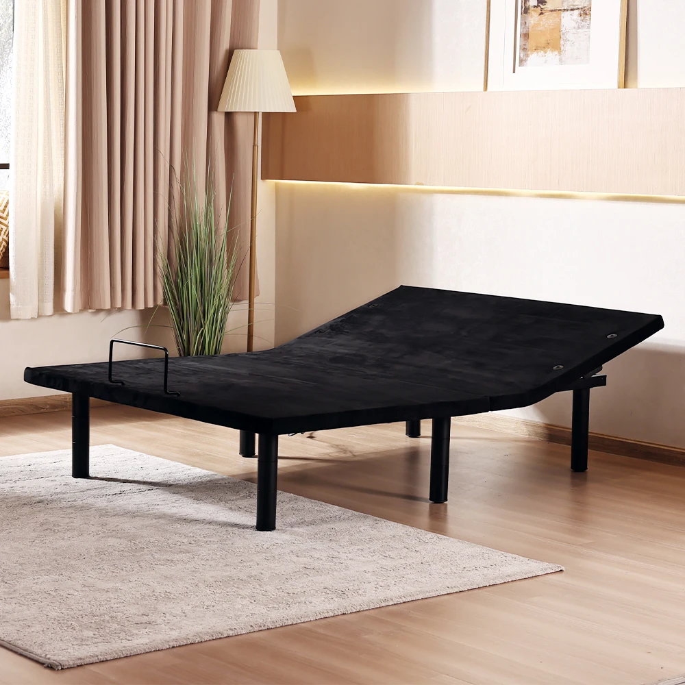Tecforcare Costume Electric adjustable beds for seniors Home care bed for elderly rail adjustable bed frame with massage