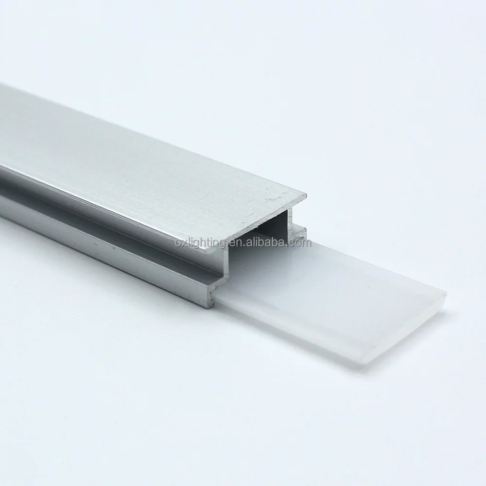 Slim Aluminium Profile 8mm 10mm Pcb Aluminium Flooring Profile 1m 2m 3m Aluminum Cabinet Profiles for Office Decoration