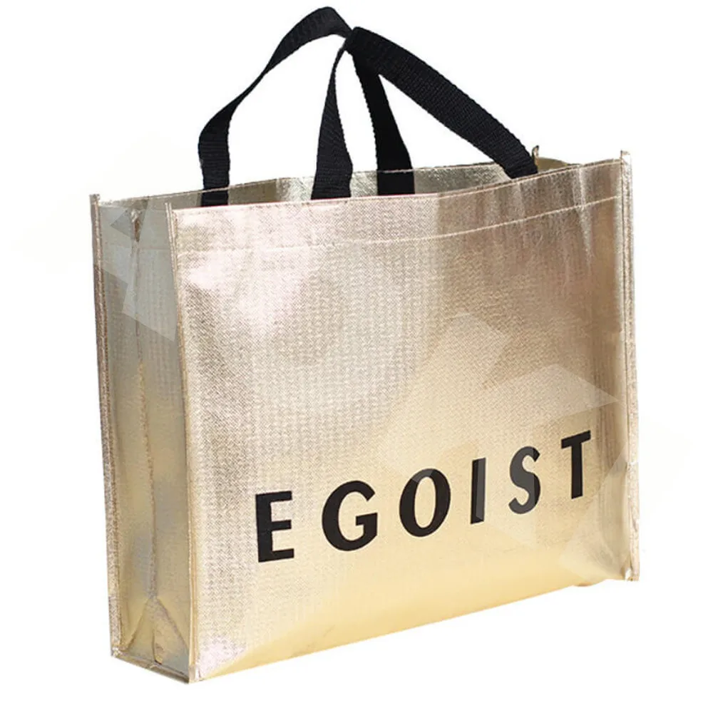 best price non woven laminated bag metallic golden, pp non woven beer bag,chinese manufacturers of shopping bags pp woven