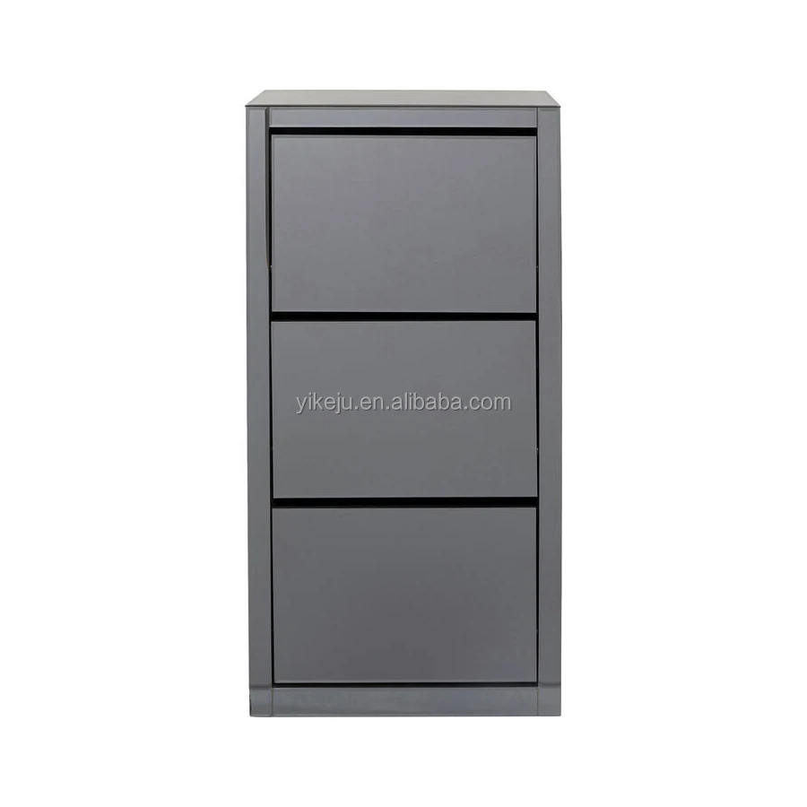 Yiju Shoe Cabinet Mirror Shoes Storage Rack living room set rotating tier layer Mirror door luxury version