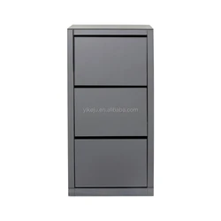 Yiju Shoe Cabinet Mirror Shoes Storage Rack living room set rotating tier layer Mirror door luxury version