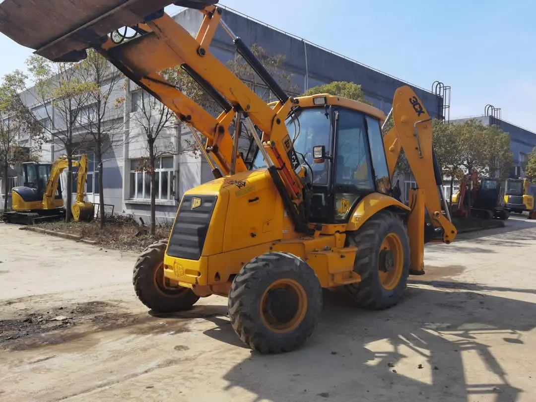 Factory Price 4X4 JCB 3CX Style Backhoe Loader Snow Sweeper China Factory Backhoe Excavator Loader