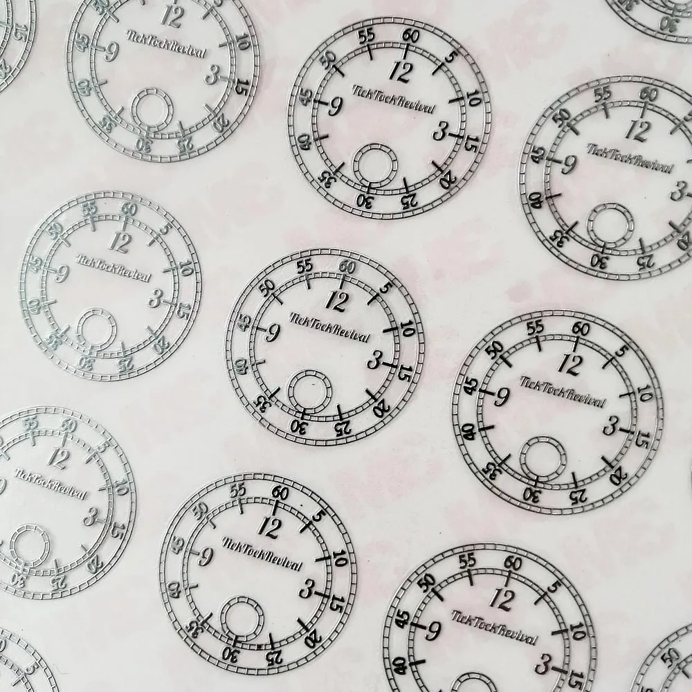 Выполненный на заказ лучший новый циферблатом 3d никель-металл производства Круглый циферблат этикетка наклейка